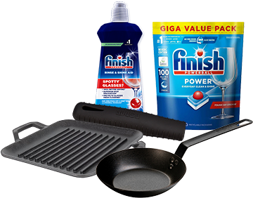 LODGE 鑄鐵鍋三件組&finish超值組