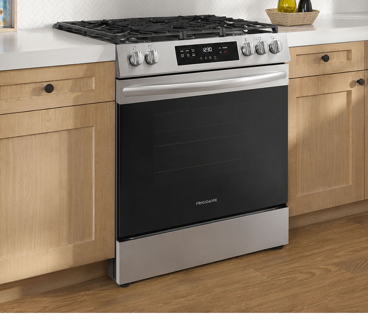 Frigidaire 30吋五口爐連烤 瓦斯型_2