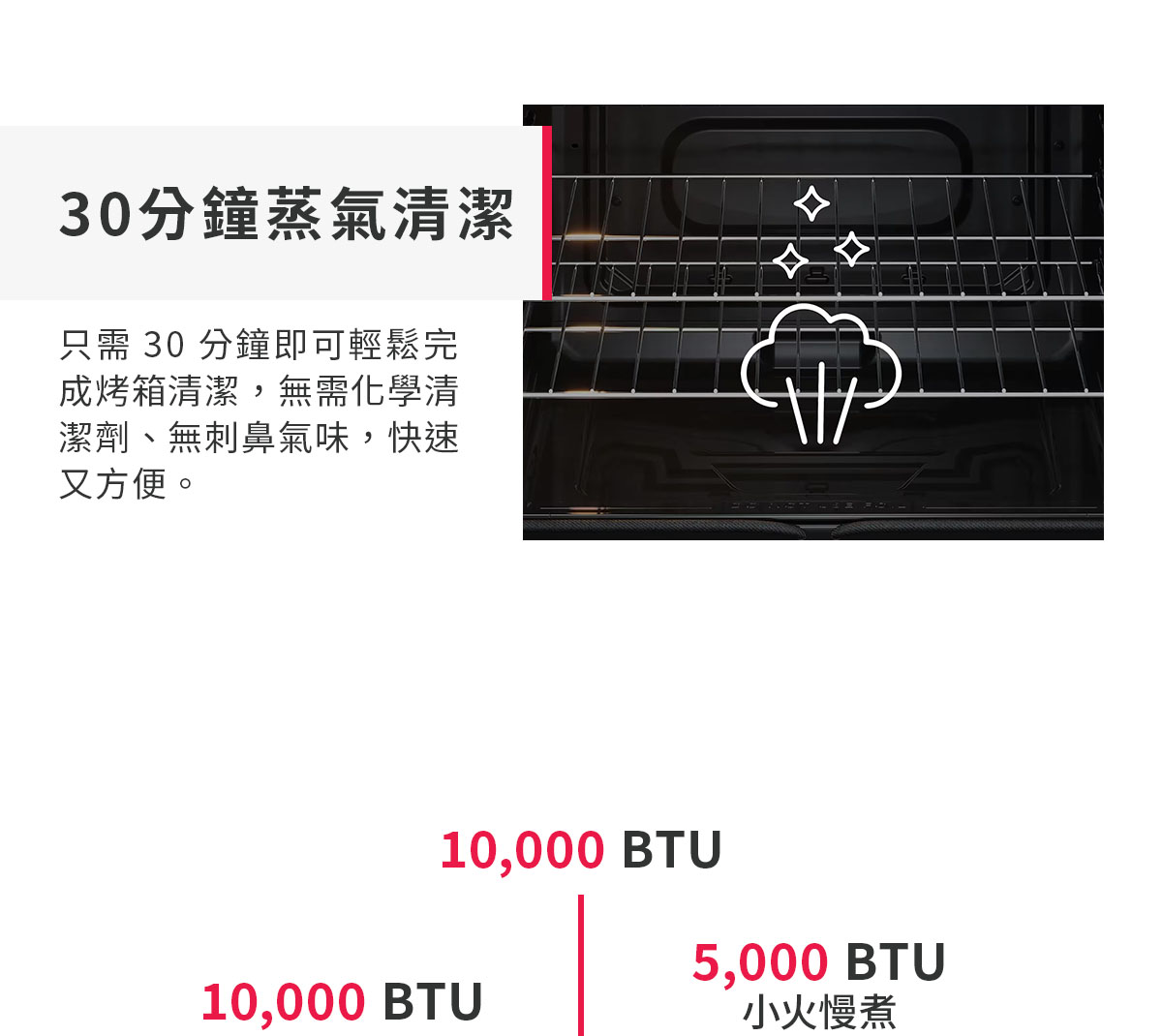 30分鐘蒸氣清潔