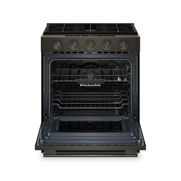 KitchenAid 30吋五口爐連烤 瓦斯型 (2in1雙效爐頭)