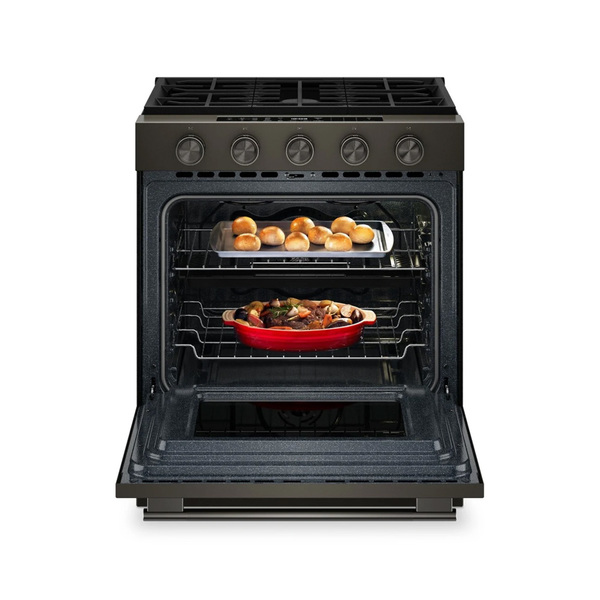 KitchenAid 30吋五口爐連烤 瓦斯型 (2in1雙效爐頭)