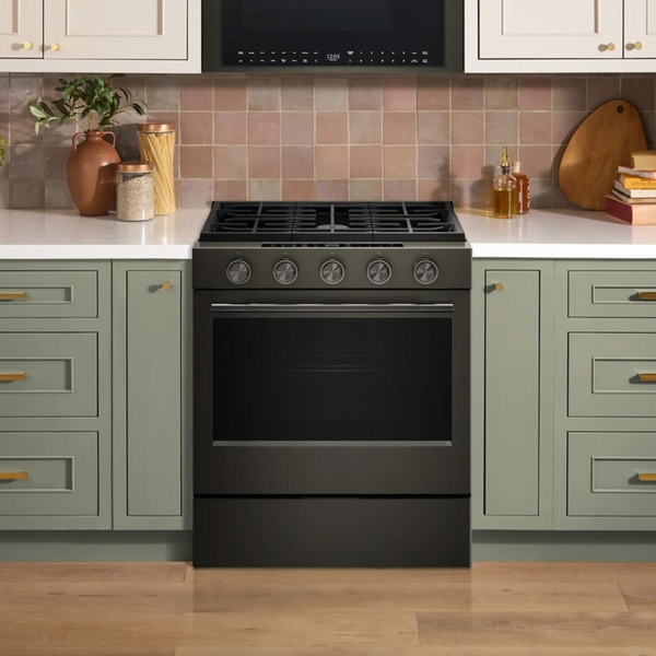 KitchenAid 30吋五口爐連烤 瓦斯型 (2in1雙效爐頭)