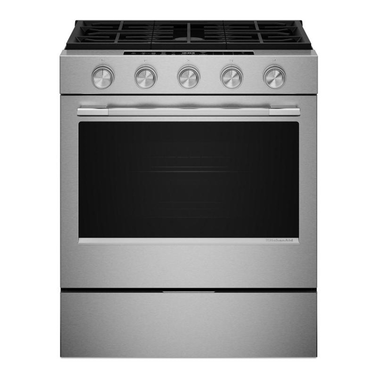 KitchenAid 30吋五口爐連烤 瓦斯型 (2in1雙效爐頭)+KitchenAid 86cm 進階ProDry熱旋風烘乾系統 全嵌洗碗機《得利購 HOME 18 個月保固》_不鏽鋼銀