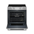 KitchenAid 30吋 Even-Heat™精準控溫 五口爐連烤 電陶爐_烤箱內