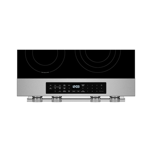 KitchenAid 30吋 Even-Heat™精準控溫 五口爐連烤 電陶爐_操控面板