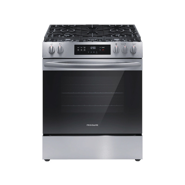 Frigidaire 30吋爐連烤+全嵌式洗碗機_不鏽鋼銀_爐連烤