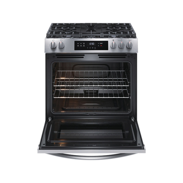 Frigidaire 30吋爐連烤+全嵌式洗碗機_不鏽鋼銀_爐連烤烤箱