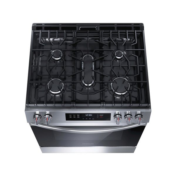 Frigidaire 30吋爐連烤+全嵌式洗碗機_不鏽鋼銀_爐連烤爐面