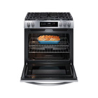 Frigidaire 30吋五口爐連烤 瓦斯型_不鏽鋼銀_烤箱