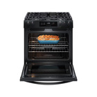 Frigidaire 30吋五口爐連烤 瓦斯型_不鏽鋼黑_烤箱