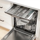 BOSCH 800系列 86cm沸石乾燥 全嵌式洗碗機_不鏽鋼銀_管線配置圖_白色_拉出層架