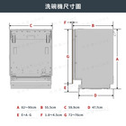 KitchenAid 86cm 可更換門板_尺寸圖