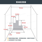 GE 30吋五口爐連烤 瓦斯型_管線配置圖