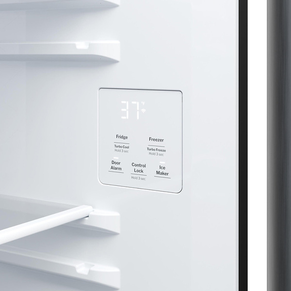 GE 710L 薄型雙門對開冰箱_不鏽鋼_內部溫度控制