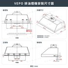 VEPO 全吸式抽油煙機(外置馬達)