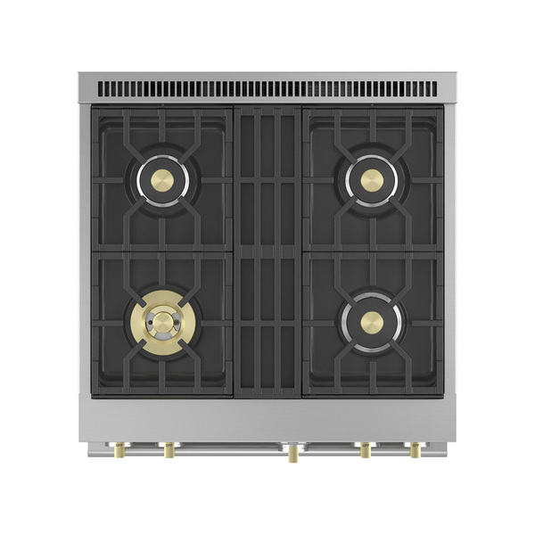 MONOGRAM 30吋四口爐連烤+全嵌式洗碗機_30吋四口爐連烤_爐面