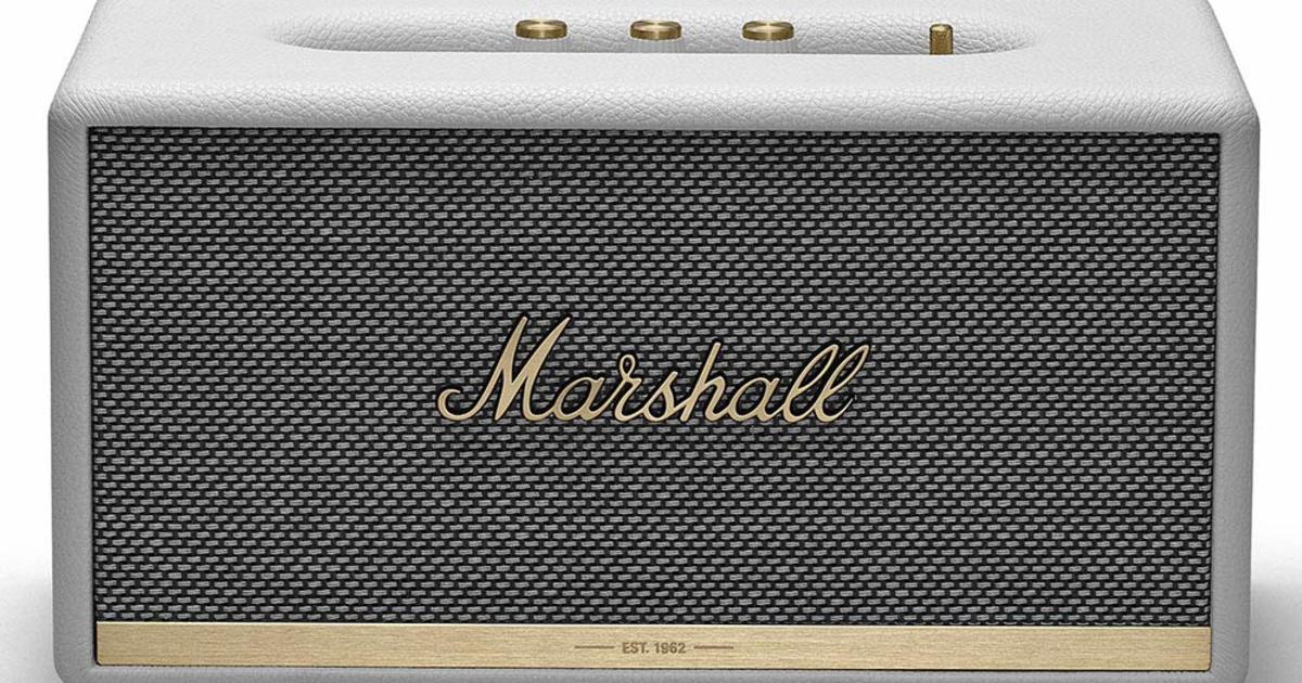 Marshall Stanmore II Wireless Bluetooth Speaker, White | 得利購