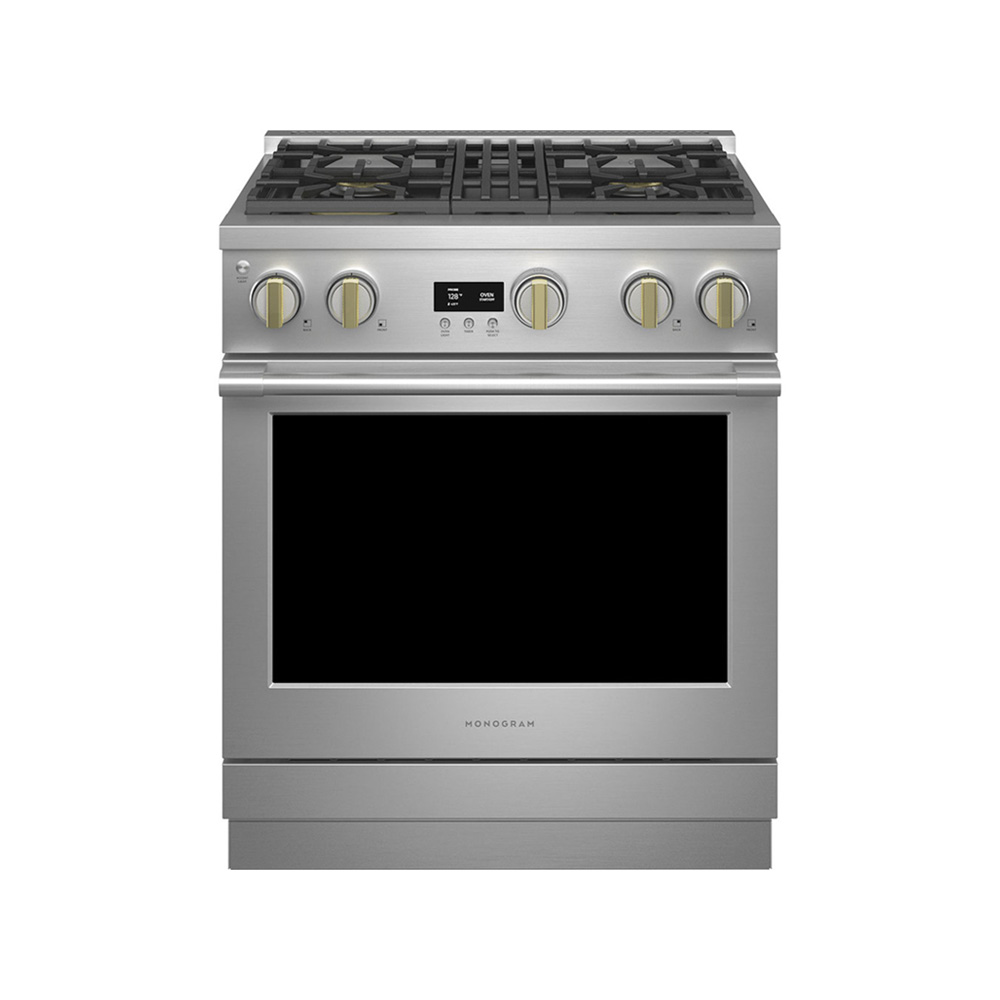 MONOGRAM 30吋四口爐連烤 瓦斯型 ZGP304NTSS